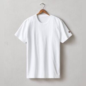 American giant men's unisex crewneck white T-shirt tee 100% cotton quality